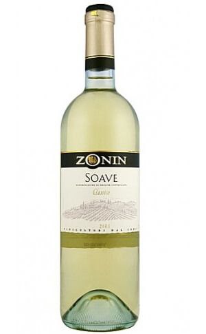 Вино Zonin. Соаве Класіко 2022 біле 0,75л 12%